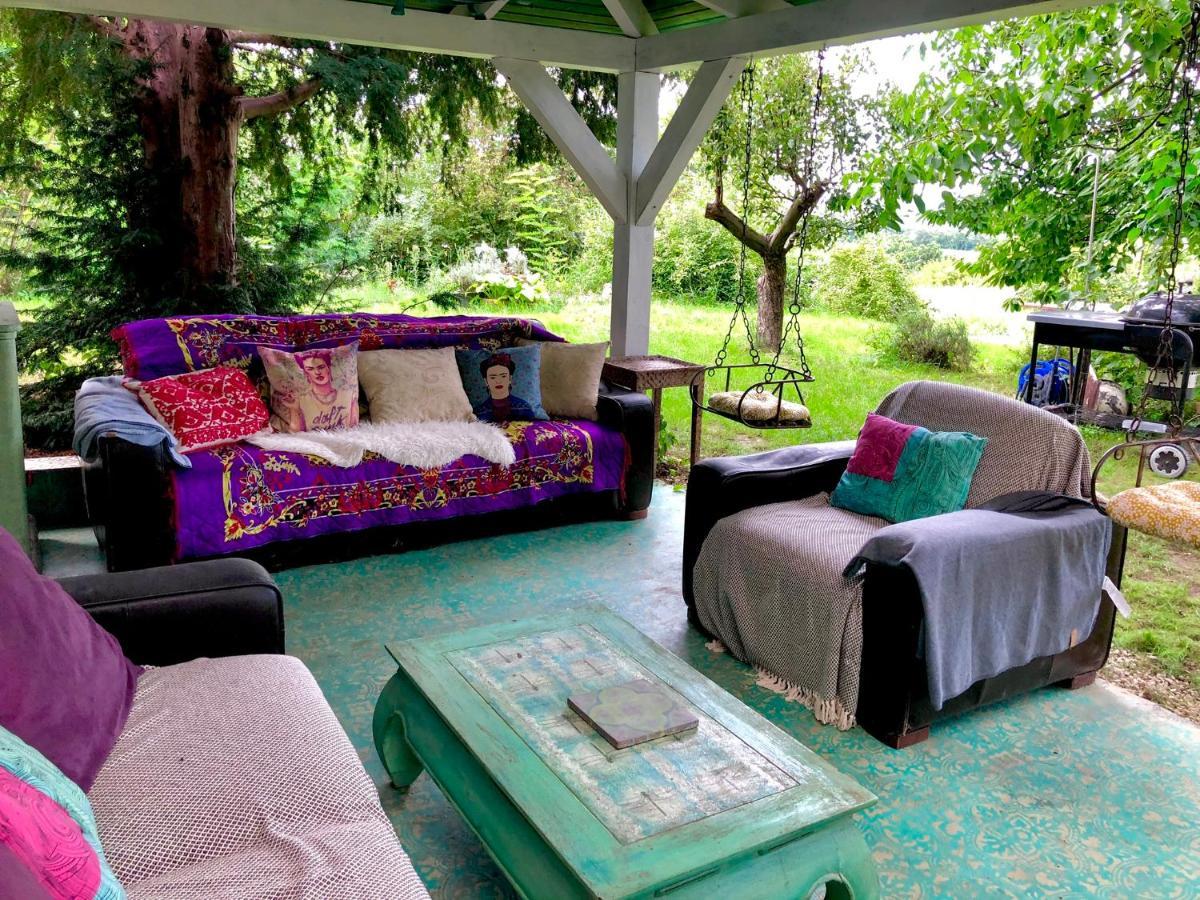 Bohemian Eco Lodge at lake Balaton Kisapati Bagian luar foto